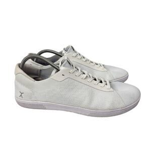 Flux Adapt Trainer Shoes Mens 12.5 White Knit Sneakers